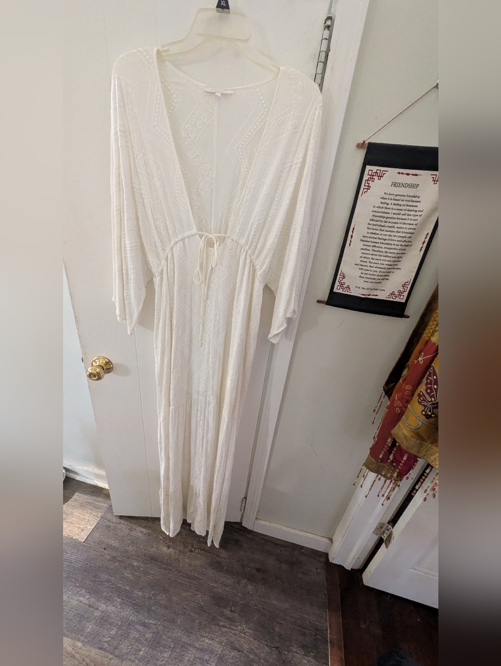 Olivaceous White dress